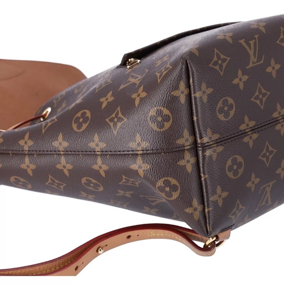 Louis Vuitton Montsouris PM Backpack Brown Monogram M45501 LV Logo Charm - Picture 16 of 16